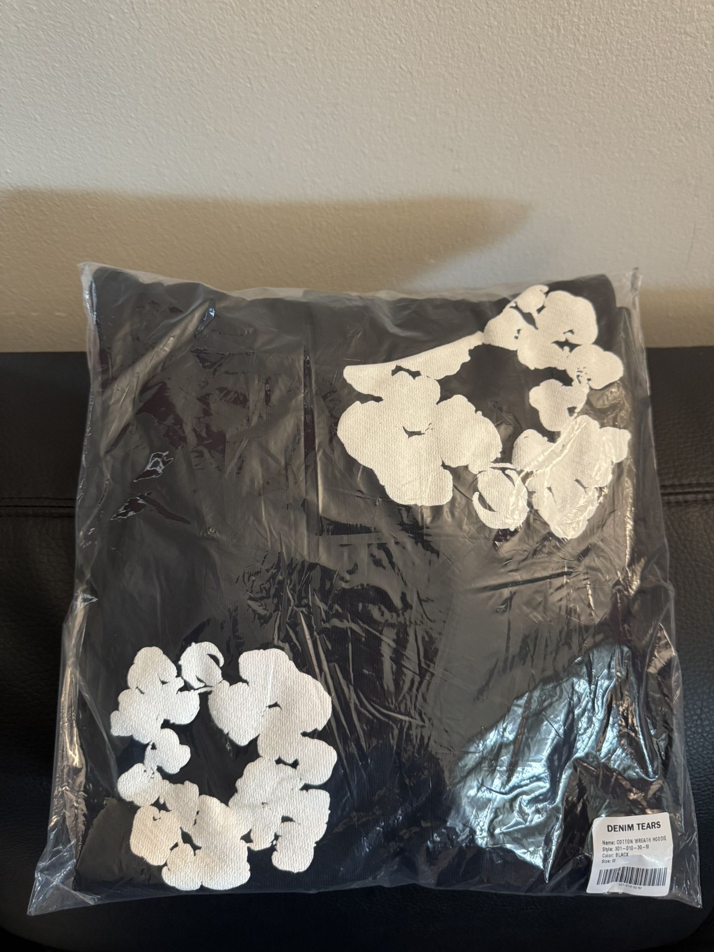 Denim Tears black and white hoodie (Size Medium) 