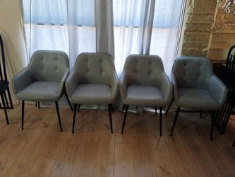 4 elegant sturdy large chairs