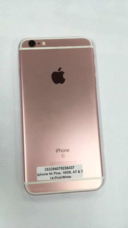 iPhone 6s Plus AT&T or cricket 16 GB