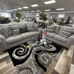 2 Pc Sofa And Loveseat 