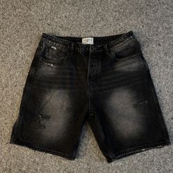 YoungLA Black Wash Jorts - Size Medium