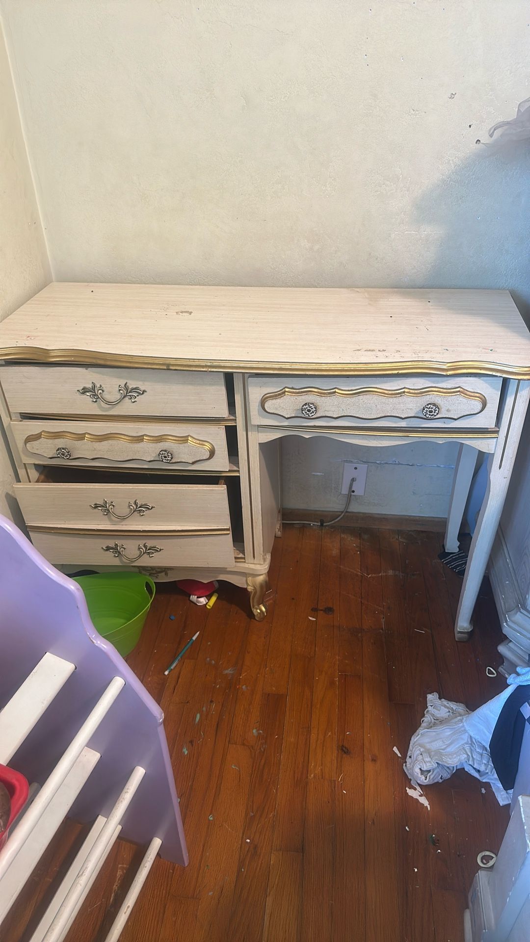 Desk And Side Table