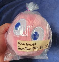 Pink Ghost Plushie