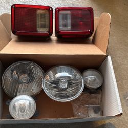 Jeep Jk Front Headlight/ Rear Tail Lights / Fog lights 
