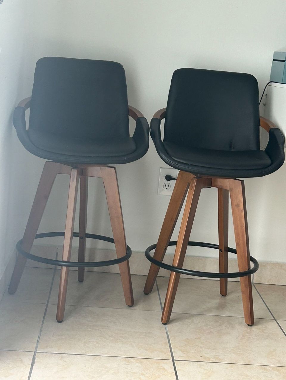 Leather Bar stools