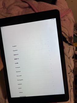 Ipad model with a button