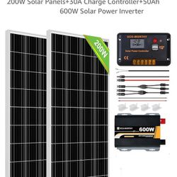 RV Solar panel kit new never used