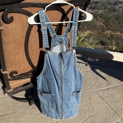 Denim Overall Dress