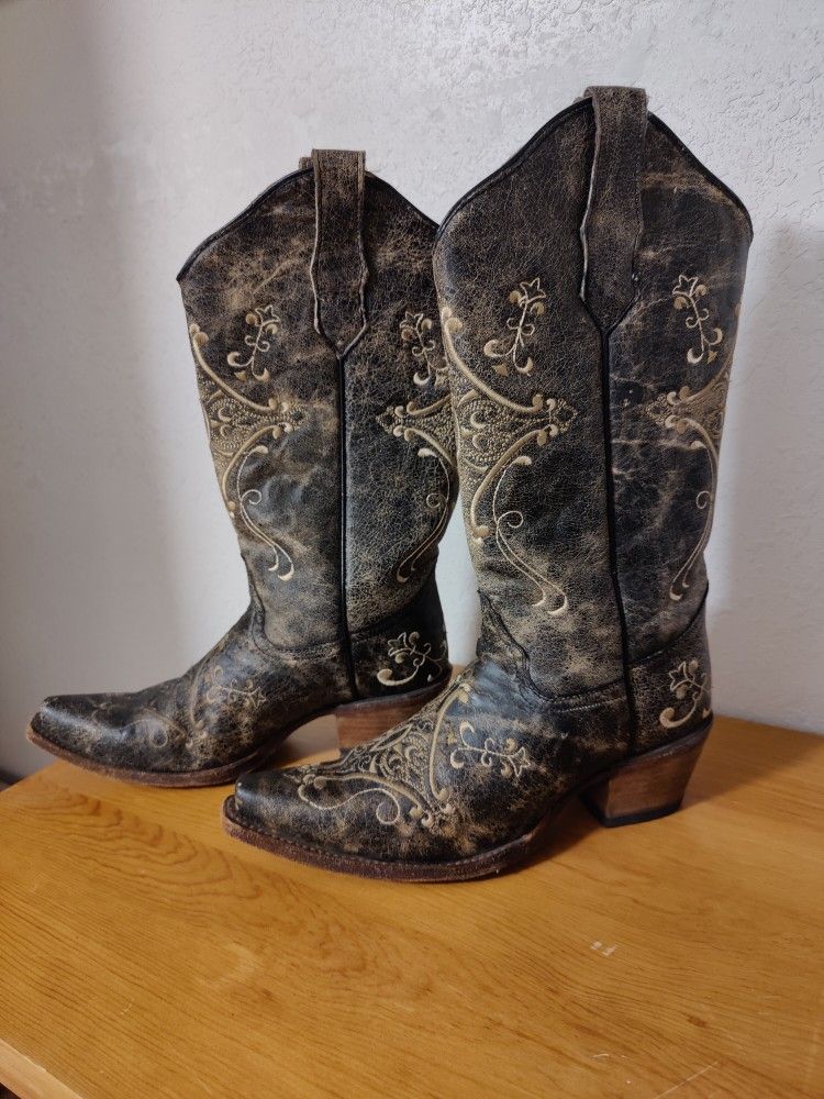 Genuine Leather Boots 