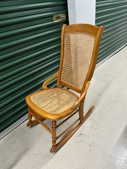 Vintage Cane Rocking Chair