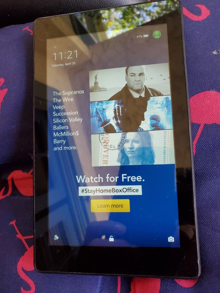 Amazon fire tablet works great