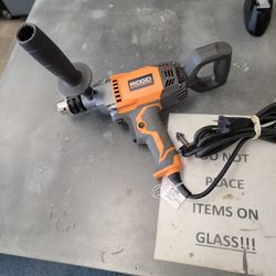 Ridgid Corded Spade Handle Drill