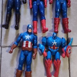 Previously Owned Captain America Figures 