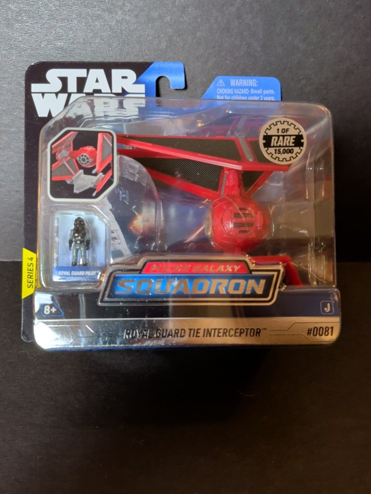 Star Wars Micro Galaxy Squadron Chase Edition Royal Guard Tie Interceptor