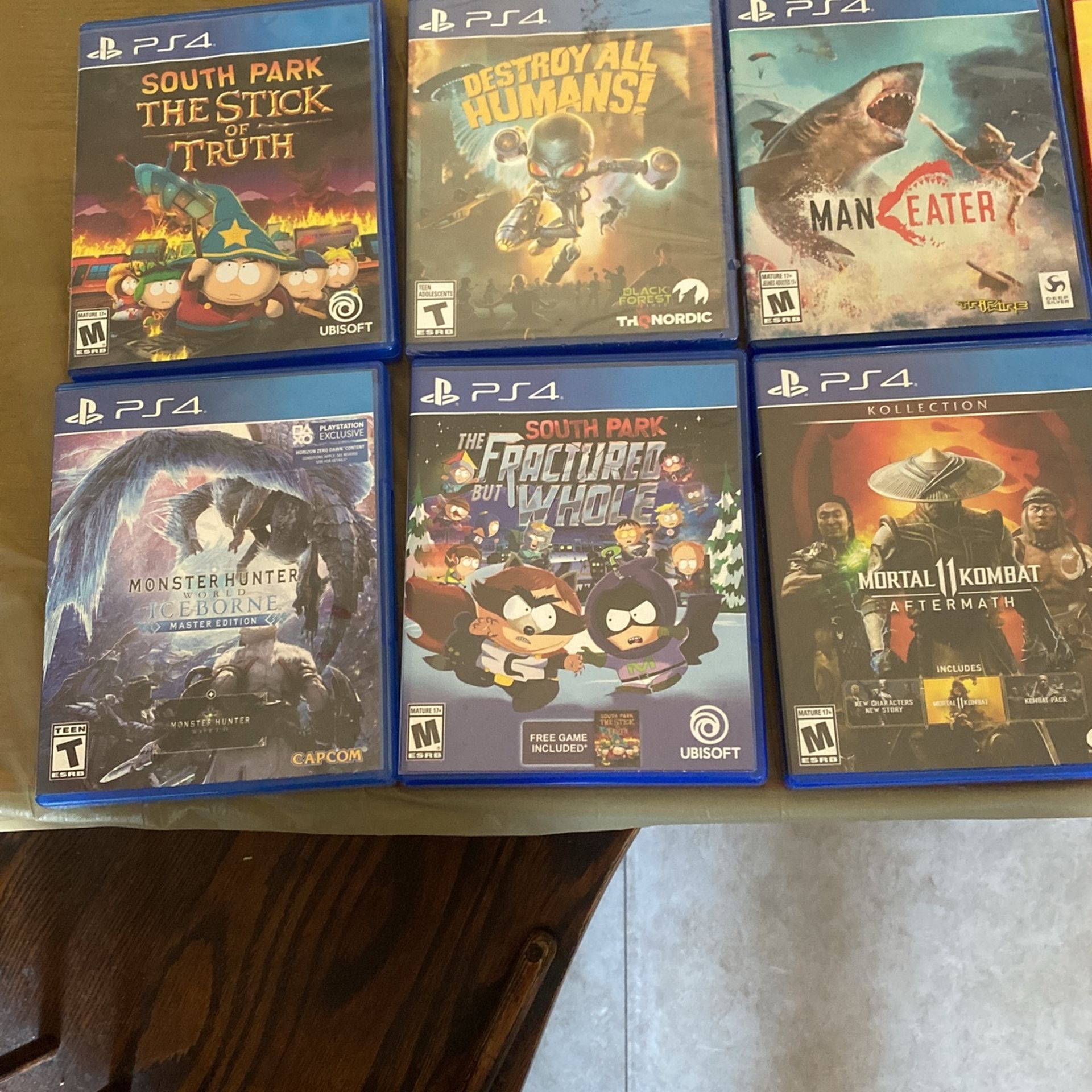 ps4 games & nintendo switch games