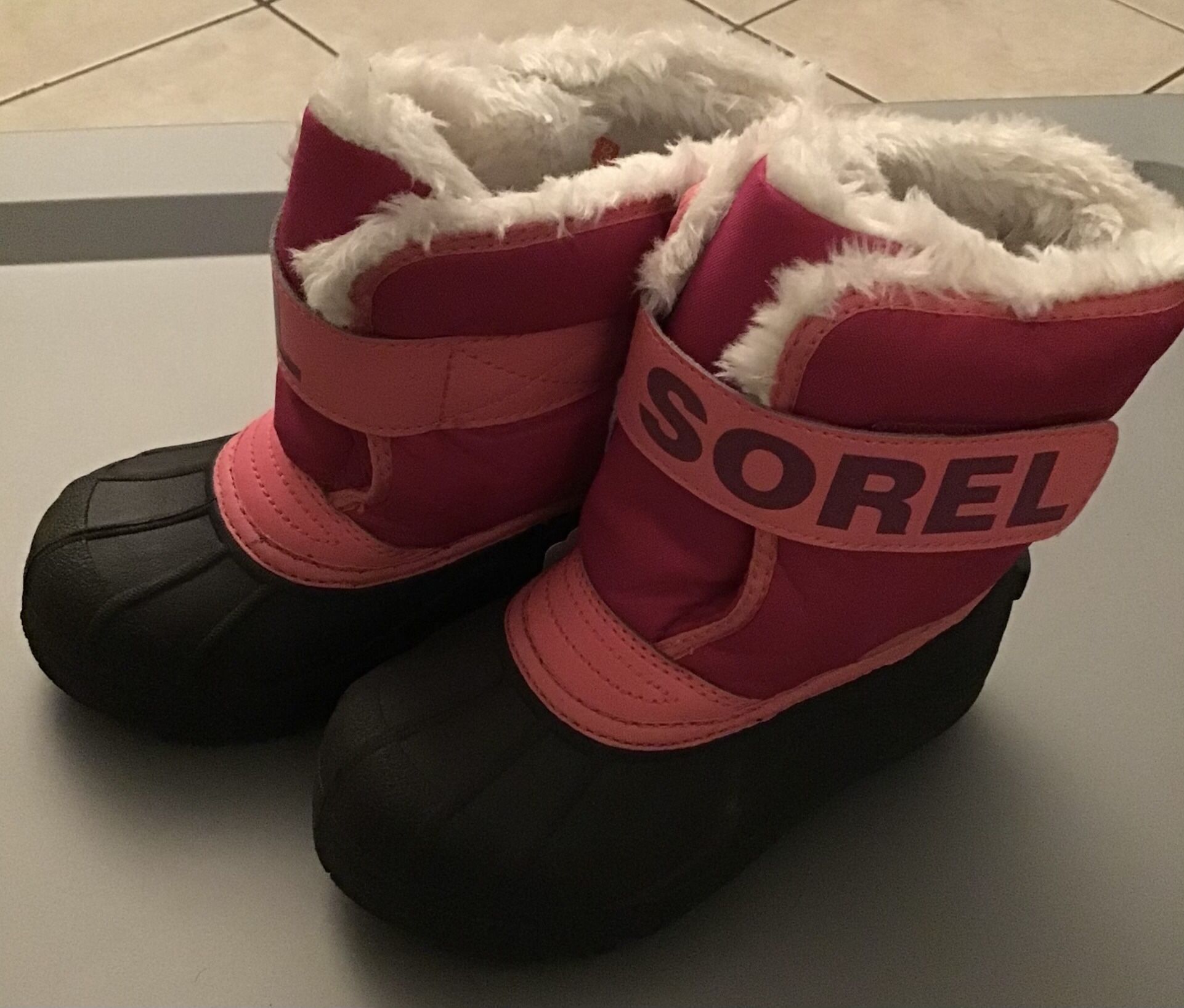 Sorel Girls Snow Commander Waterproof Boots Size 11