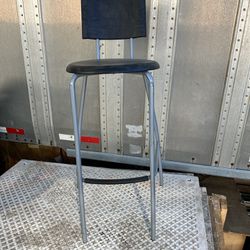 Barstool Chairs, Black And Silver Over 100 Available 