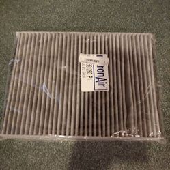 Charcoal lined cabin air filter