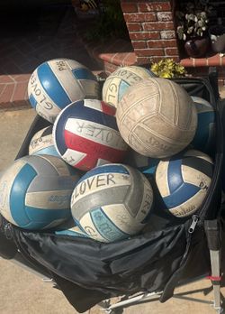 Two dozen - 24+ volleyballs in great condition