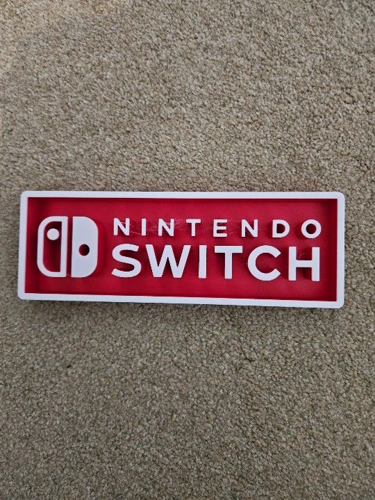 Nintendo Switch Collectors Movie Business Display Logo Quality Sign