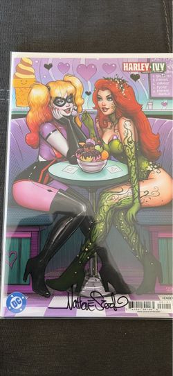 Harley & Ivy DC Comics Signed Variant Cover