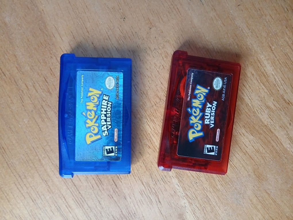 Pokemon Sapphire & Pokemon Ruby