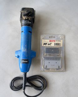 Oster Clipmaster Electric Livestock Clippers + New Heiniger Blade Set