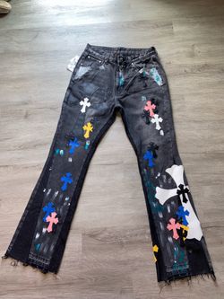 Chrome Heart x Gallery Dept jeans