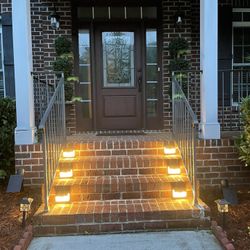 6 Solar Step Lights 