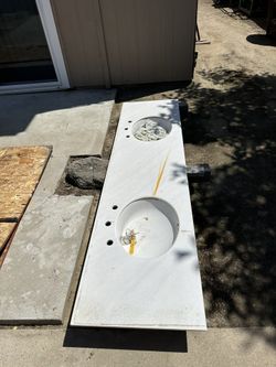 double Basin Bathroom countertop