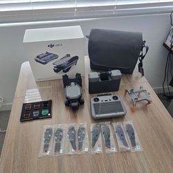 DJI Air 3 – Fly More Combo w/ RC 2 Screen Controller + Extras | Like New
