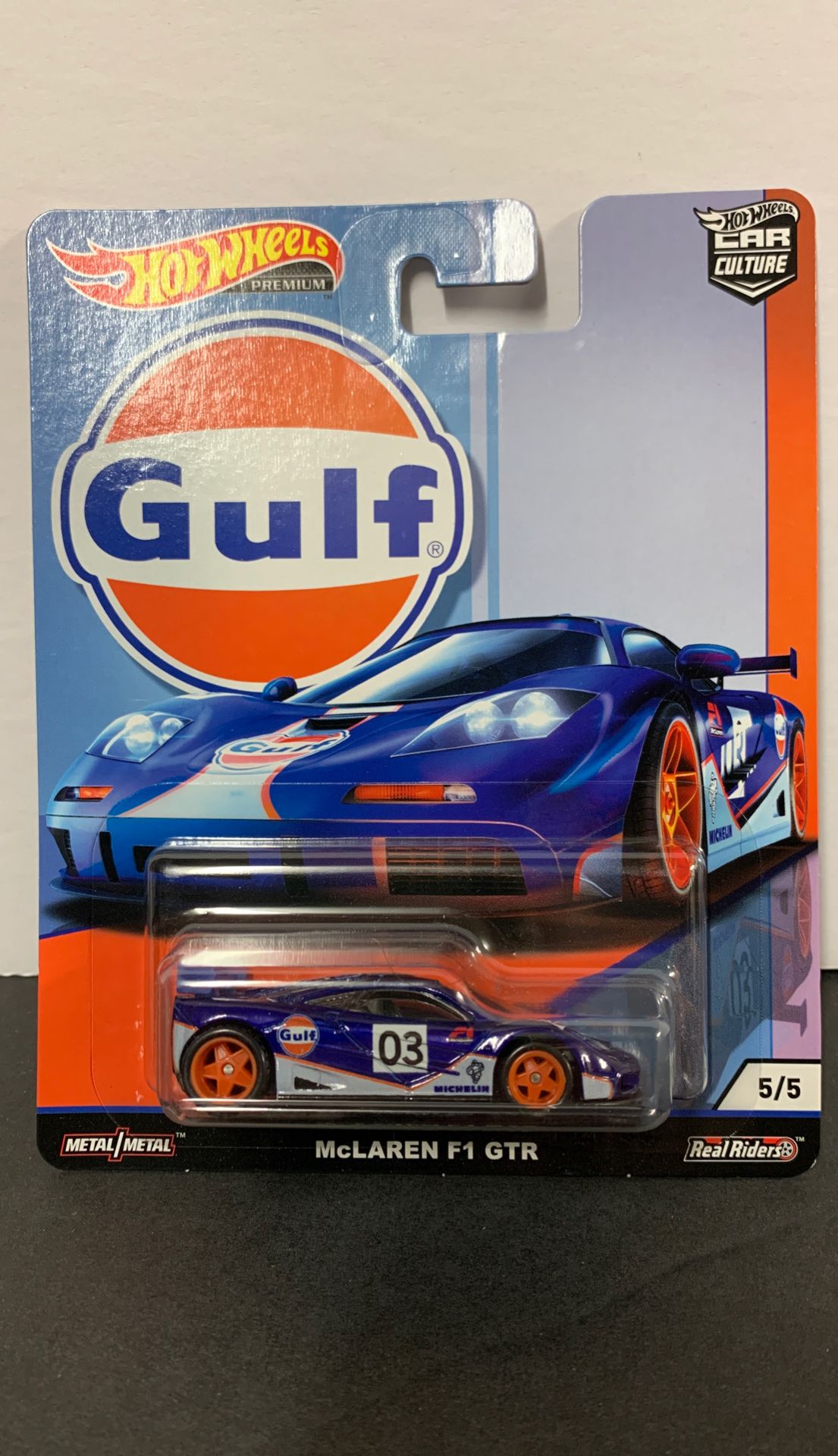 Hot Wheels Diecast Gulf McLaren F1 GTR