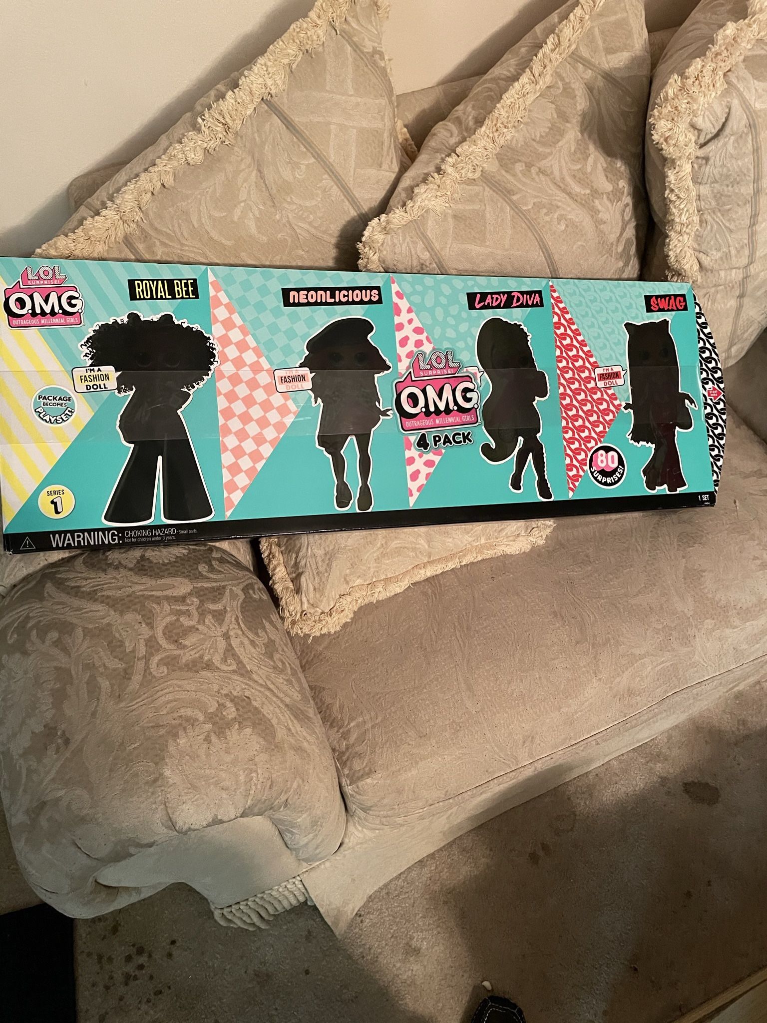 Brand New- LOL Surprise OMG 4Pack Series 1