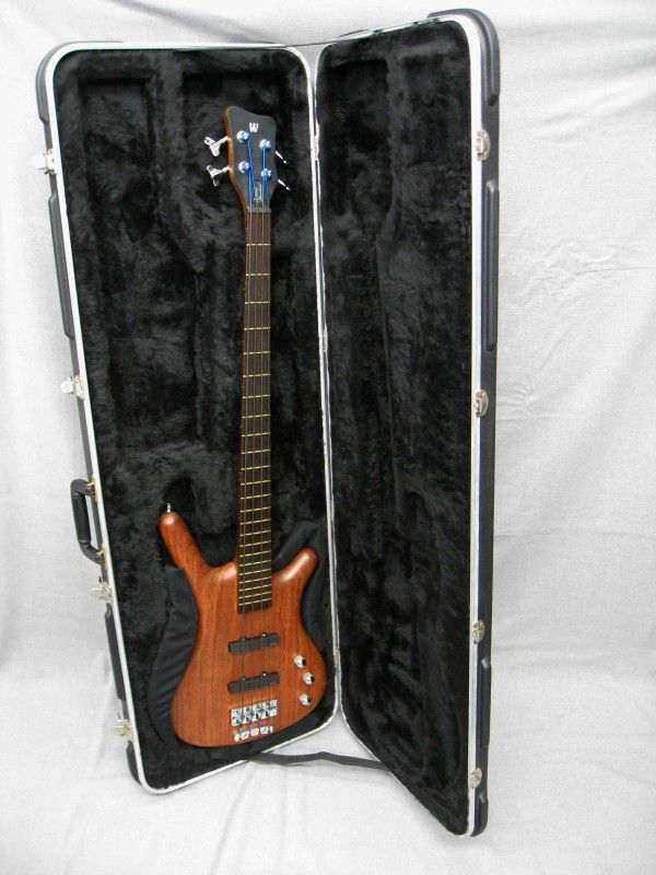 2005 Warwick Corvette Standard 4 String Bass Guitar Natural Oil Finish