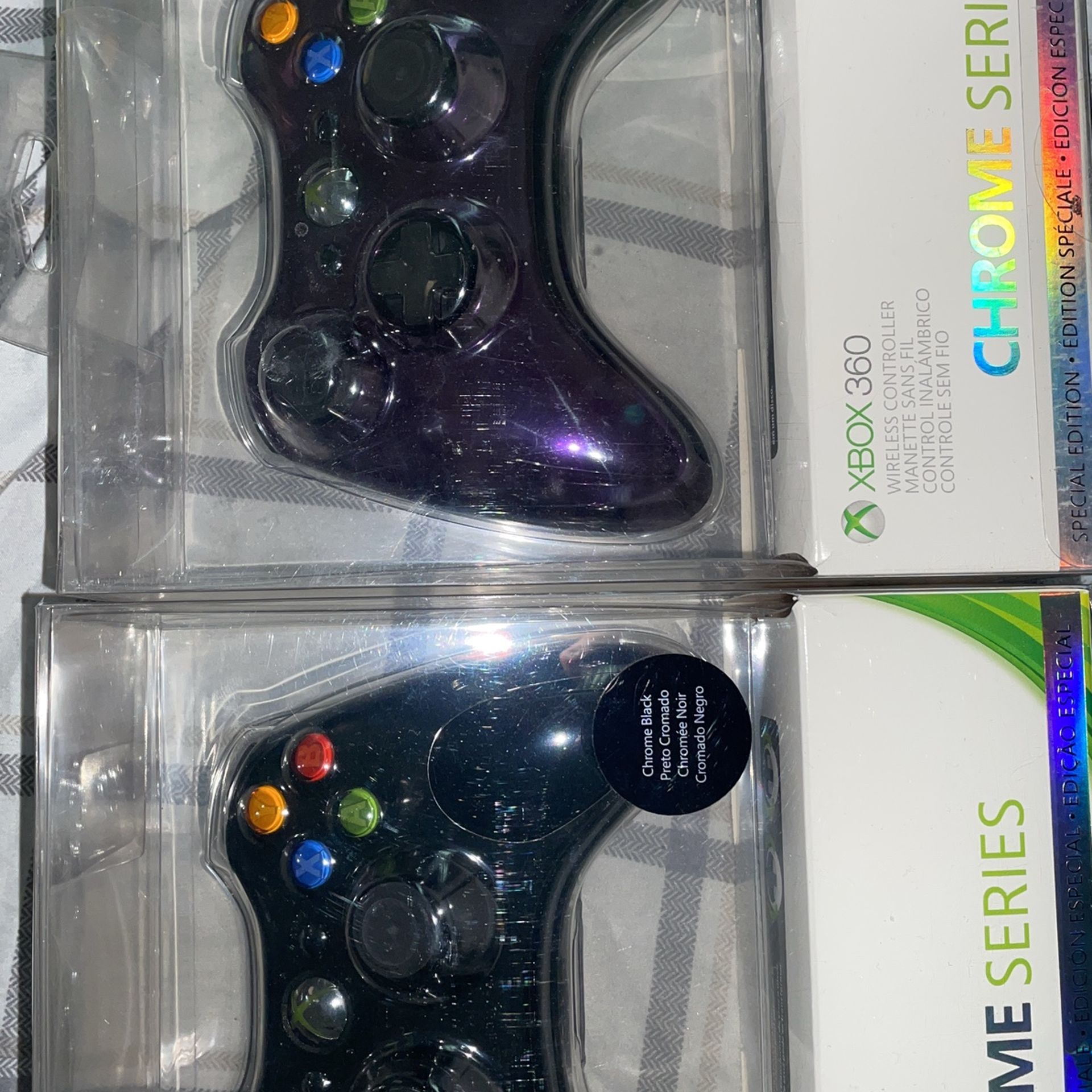 Xbox 360 Chrome Controllers