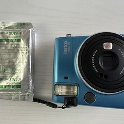 Fujifilm Instax Mini 70 Instant Film Camera - Blue With film