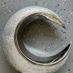 Glitter ✨ Ceramic Moon Decor Piece 