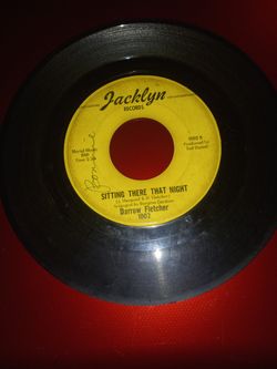 Rare 45 Record Darrow Fletcher 1002 Jacklyn Records