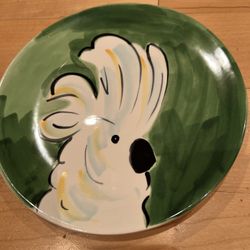 Very Cute Parrot Plates NEW IN BOX