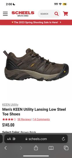 Keen Utility FootWear Lansing LOW Size 14
