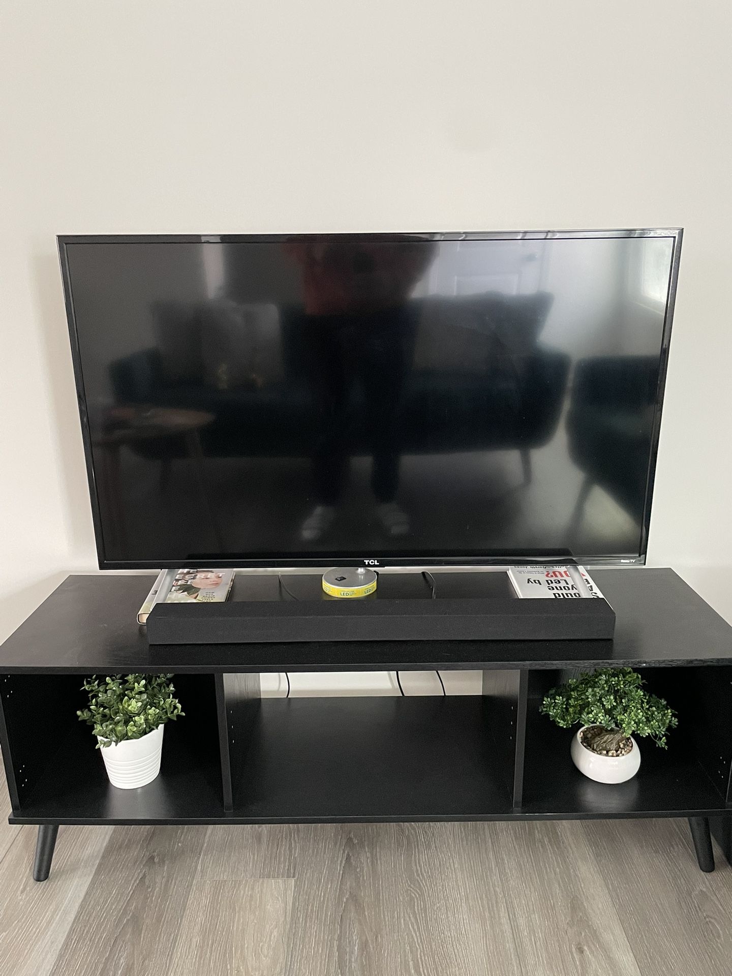 TCL 49” TV And Console For Sale