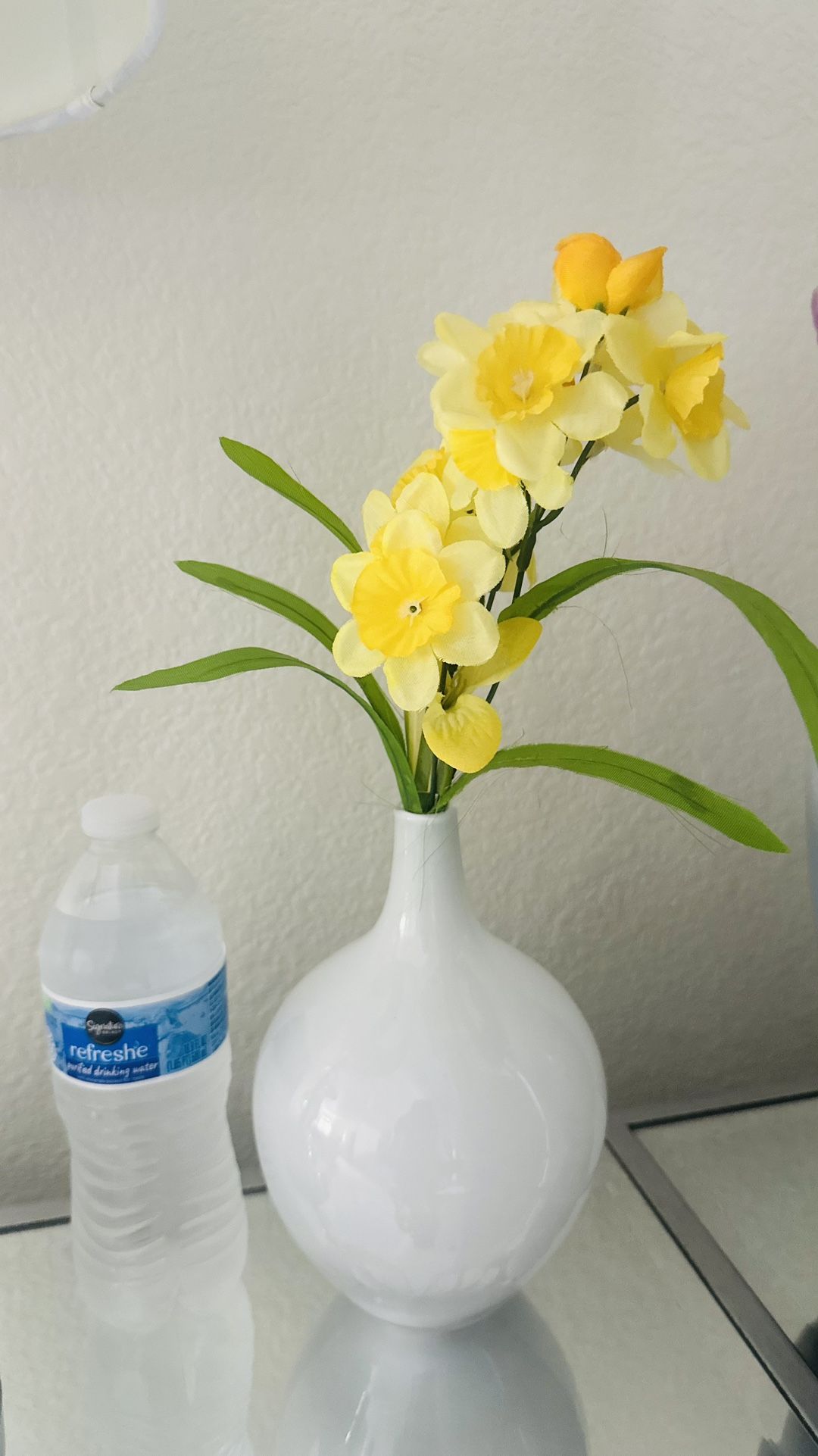 Vase With Yellow Flower