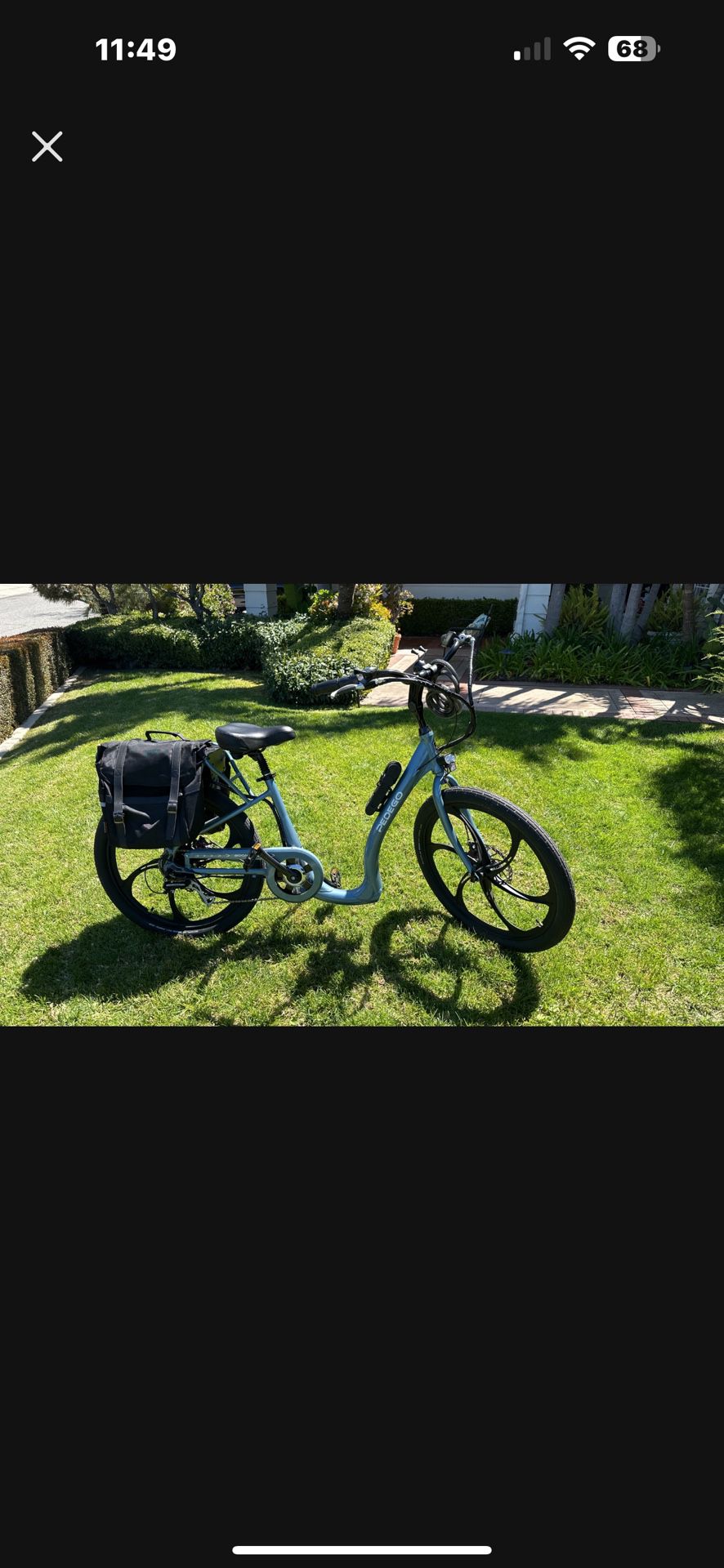 Pedego Boomerang Plus 48V  Electric/Pedal Assist with Mag wheels 