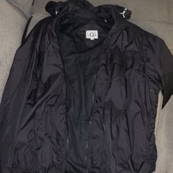 Black Ugg Windbreaker Size L