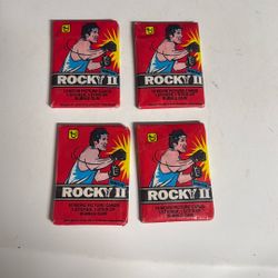 Opened 1979 ROCKY II cards 