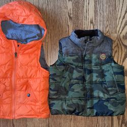 2 Baby Gap Puffer Vests