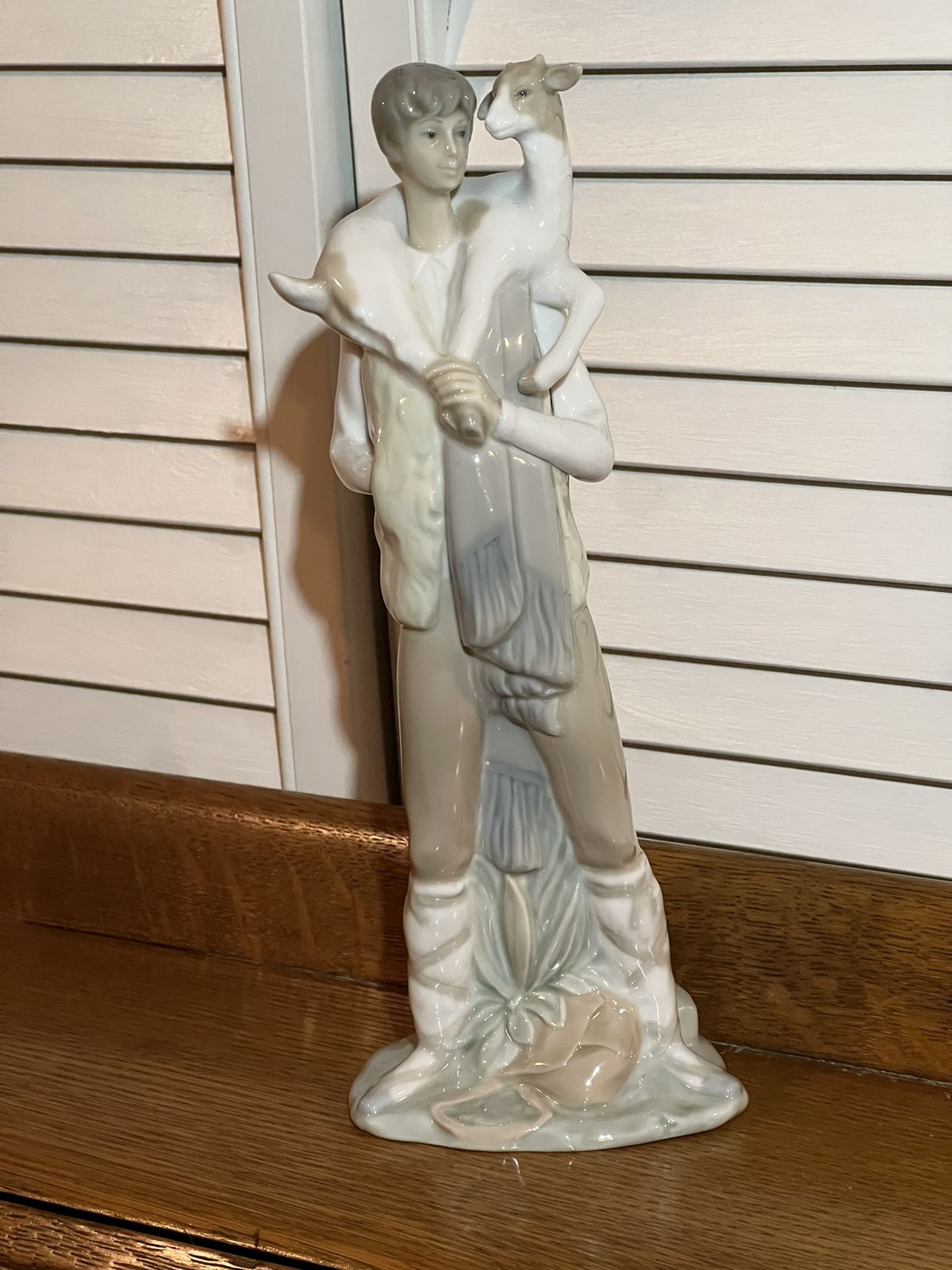 Lladro Shepherd Boy with Goat