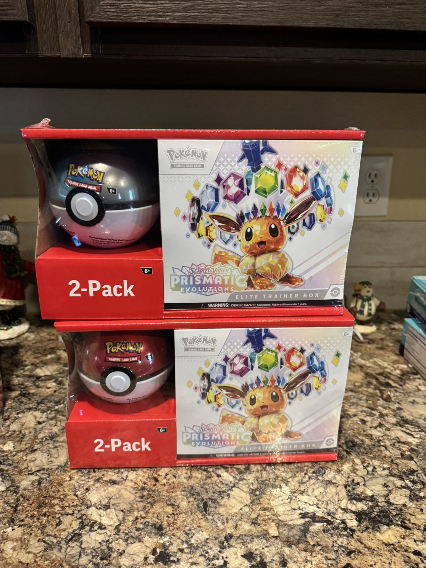 Prismatic Evolutions Elite Trainer Box and Pokeball
