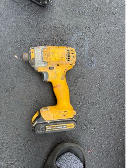 Dewalt impact drill with battery works perfect tool and battery only asking for 60