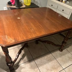 Wood table